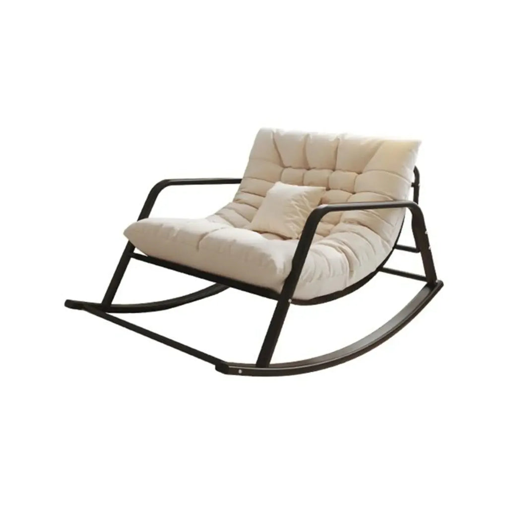 Modern Indoor Oversized Upholstered Rocking Chair