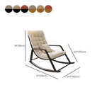 Modern Indoor Oversized Upholstered Rocking Chair