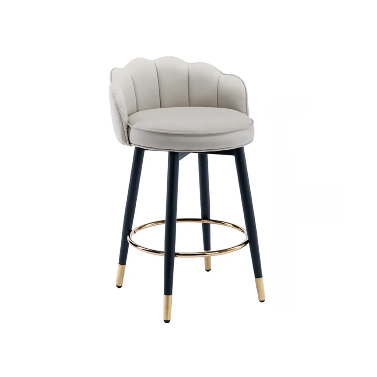 360° Swivel Leather Bar Stool Counter Height