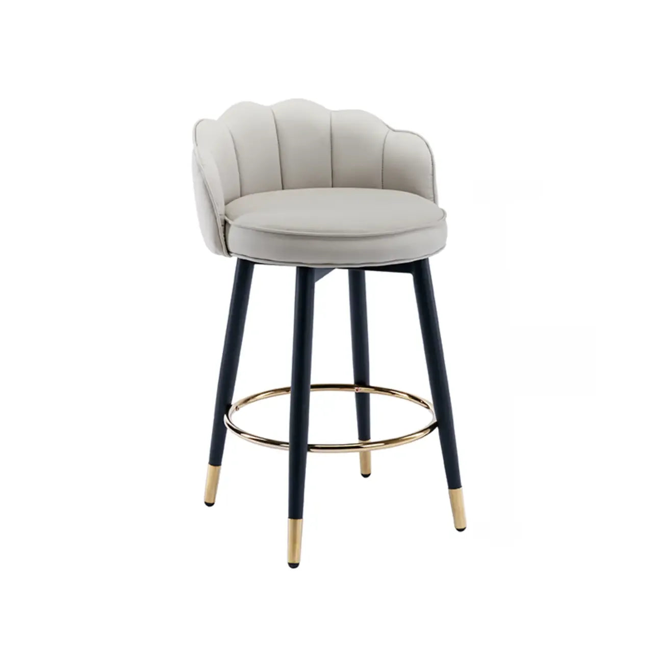 360° Swivel Leather Bar Stool Counter Height
