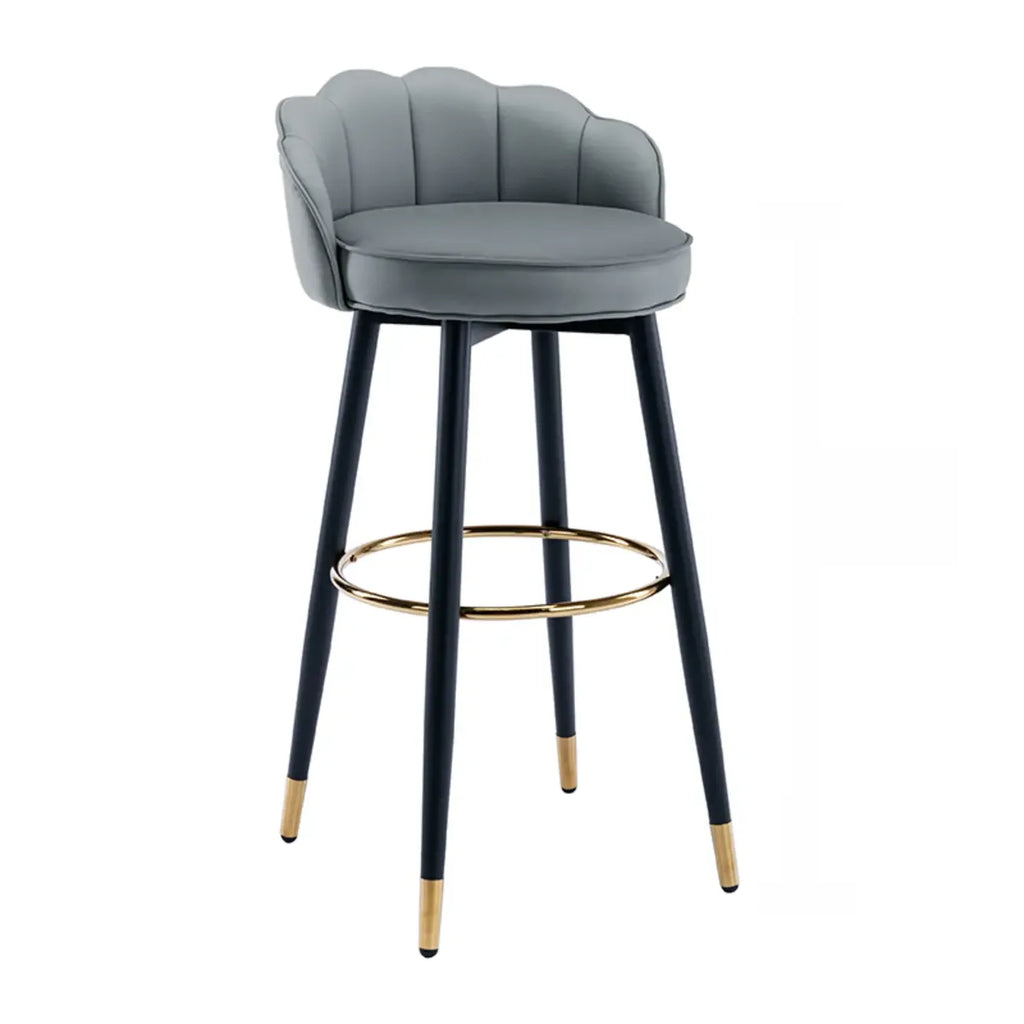 360° Swivel Leather Bar Stool Counter Height