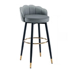 360° Swivel Leather Bar Stool Counter Height