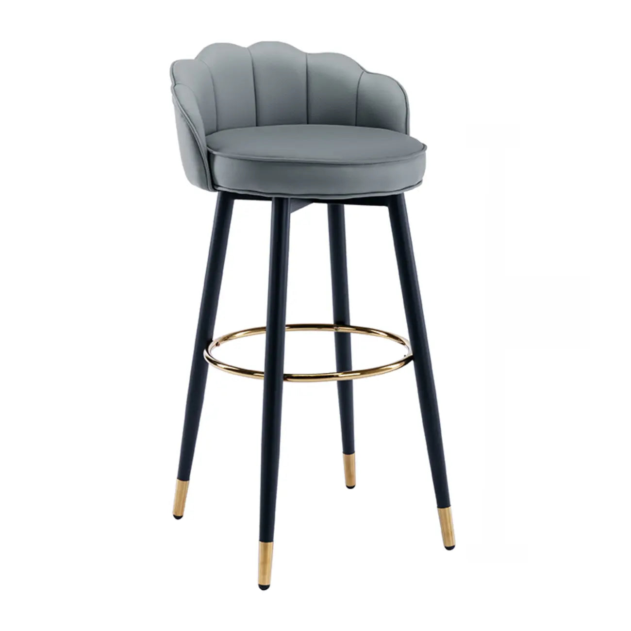 360° Swivel Leather Bar Stool Counter Height