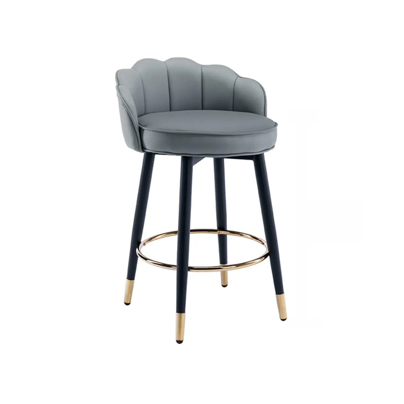 360° Swivel Leather Bar Stool Counter Height