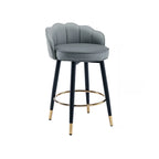 360° Swivel Leather Bar Stool Counter Height