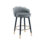 360° Swivel Leather Bar Stool Counter Height