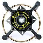 360° Swivel Leather Bar Stool Counter Height