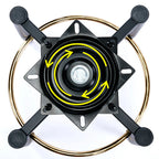 360° Swivel Leather Bar Stool Counter Height