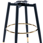 360° Swivel Leather Bar Stool Counter Height