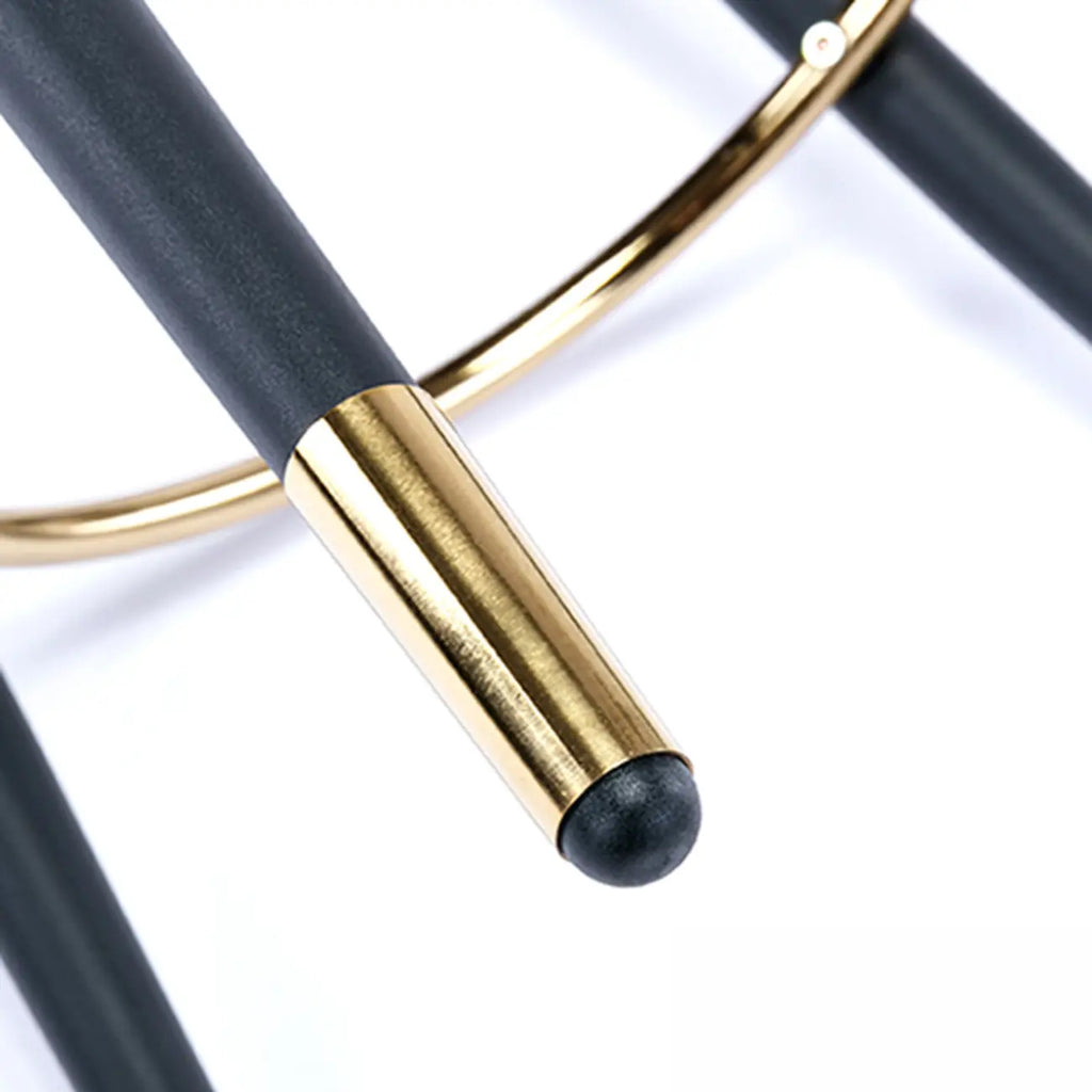 360° Swivel Leather Bar Stool Counter Height