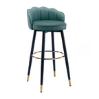360° Swivel Leather Bar Stool Counter Height