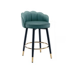 360° Swivel Leather Bar Stool Counter Height