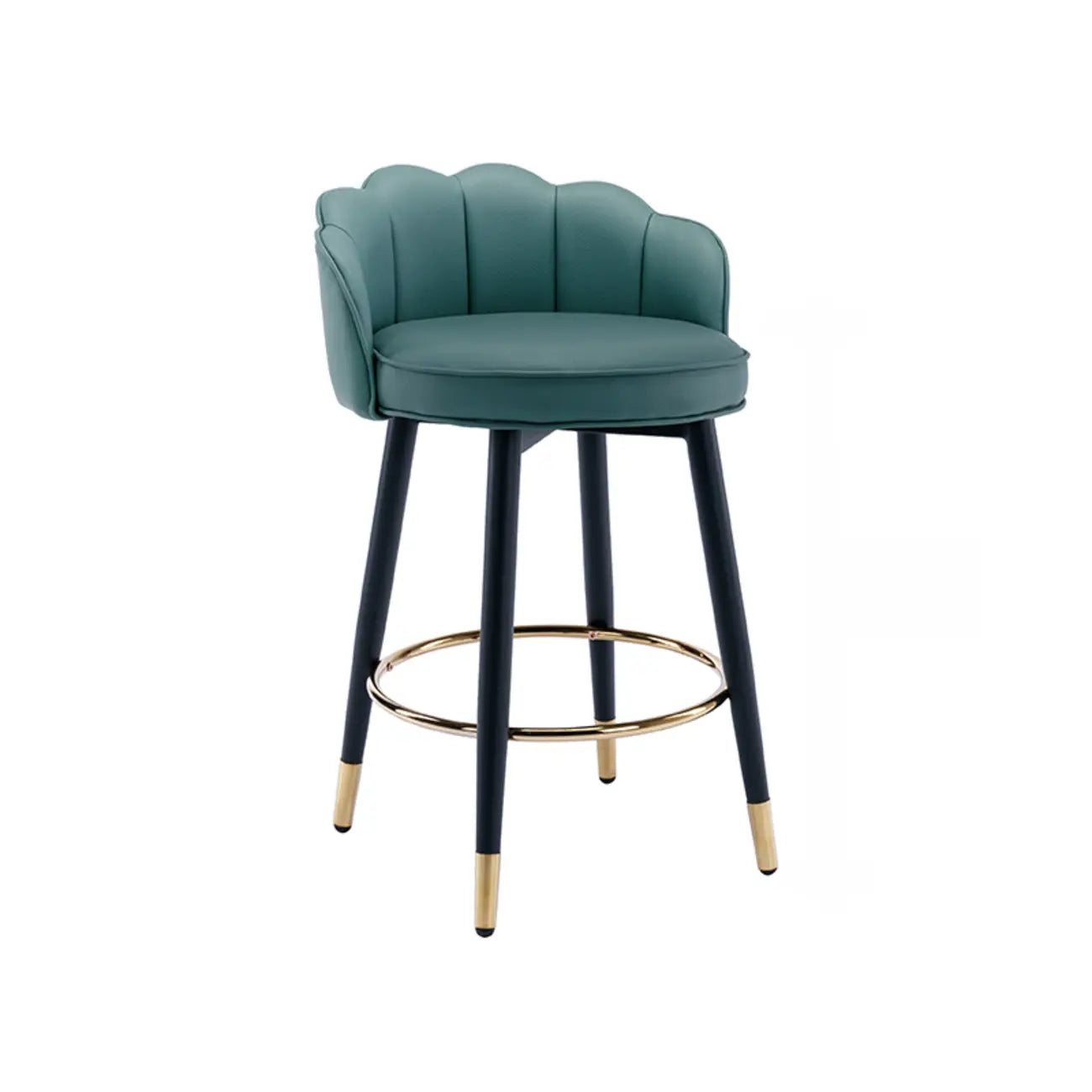 360° Swivel Leather Bar Stool Counter Height