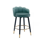 360° Swivel Leather Bar Stool Counter Height