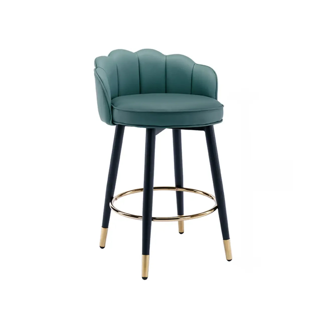 360° Swivel Leather Bar Stool Counter Height
