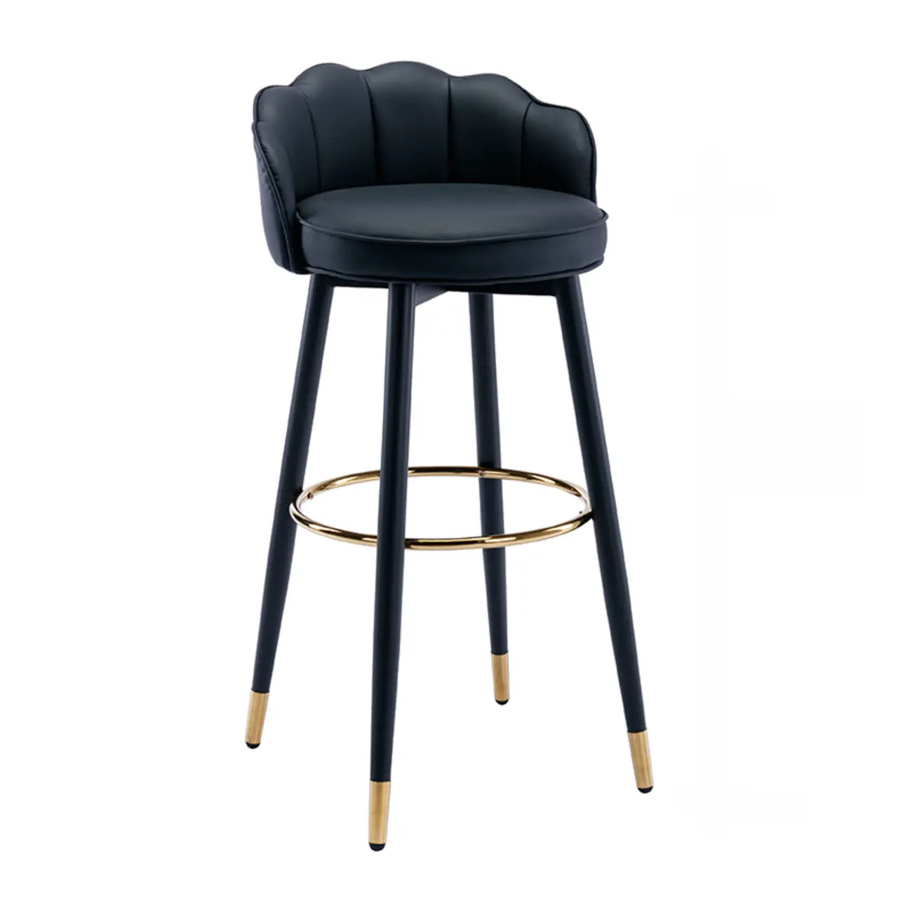360° Swivel Leather Bar Stool Counter Height