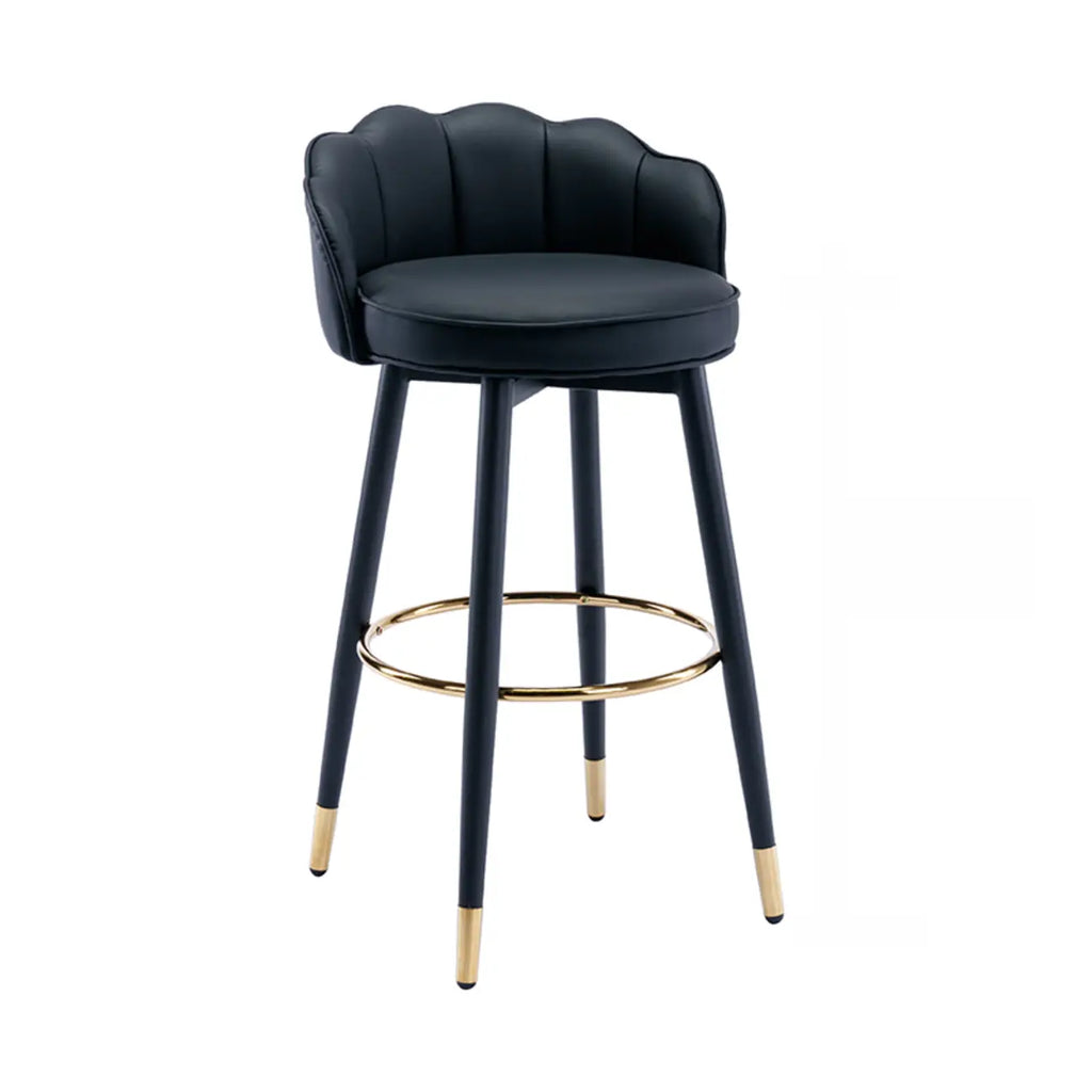 360° Swivel Leather Bar Stool Counter Height