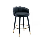 360° Swivel Leather Bar Stool Counter Height