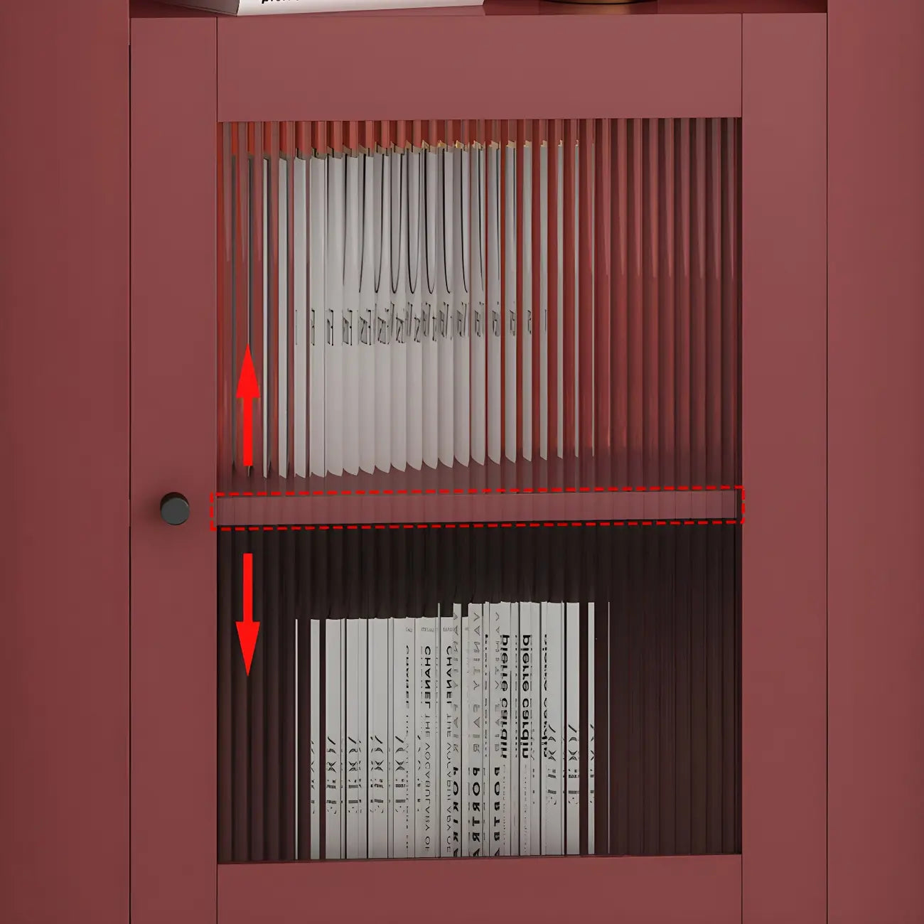 Green Wooden Adjustable Shelves Corner Display Cabinet