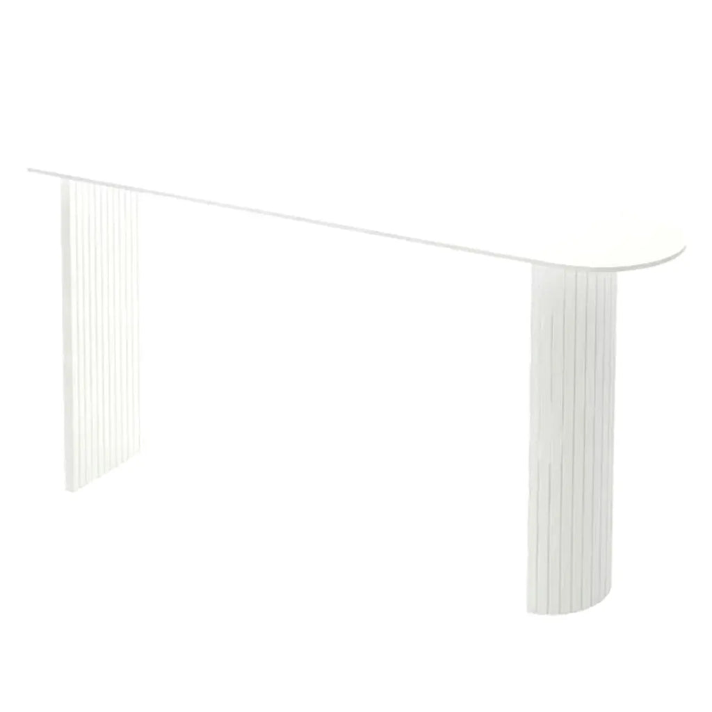 Modern Simple Bar Table with Stone Top in Beige for Home