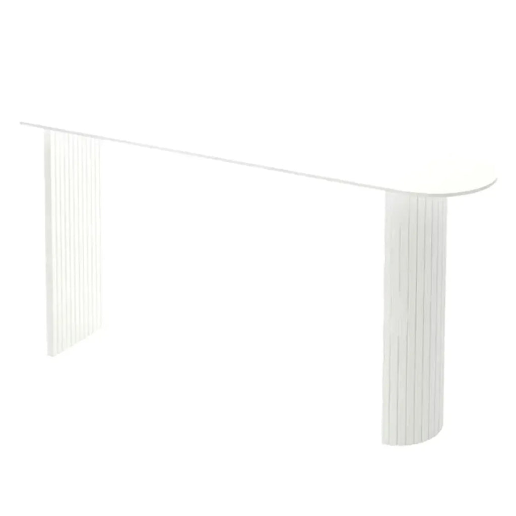 Modern Simple Bar Table with Stone Top in Beige for Home