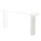 Modern Simple Bar Table with Stone Top in Beige for Home