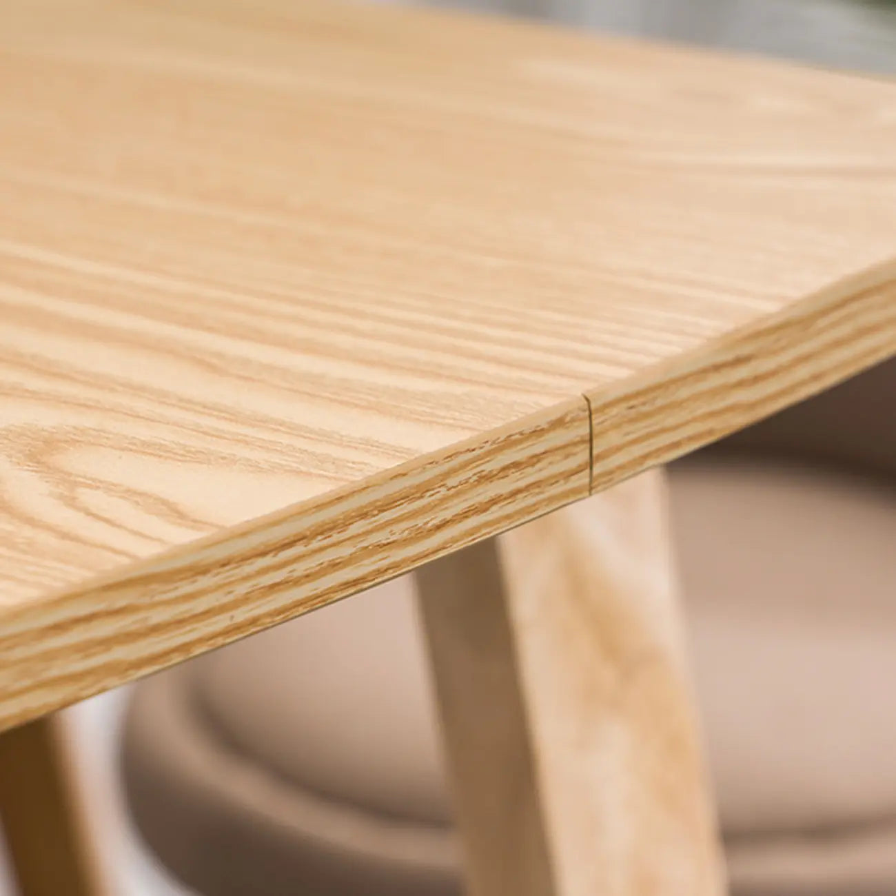 Nordic Wooden Rectangle Bar Table with Footresst for Living Room