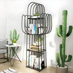 59 Modern Metal Cactus Shape Bookcase for Home Decor
