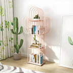 59 Modern Metal Cactus Shape Bookcase for Home Decor