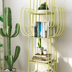 59 Modern Metal Cactus Shape Bookcase for Home Decor