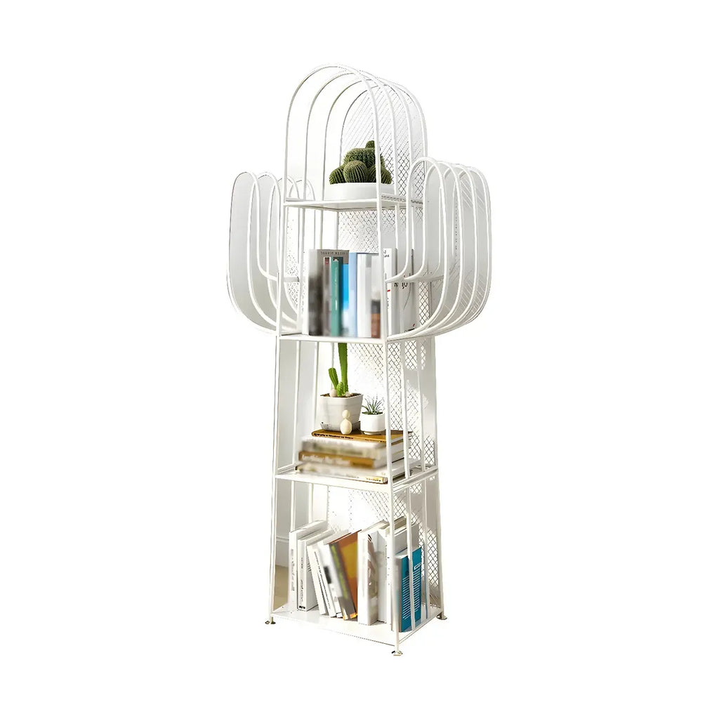 59 Modern Metal Cactus Shape Bookcase for Home Decor
