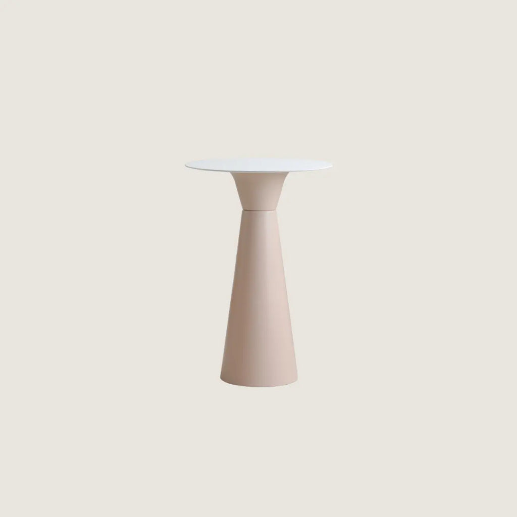 Nordic Small Round Bar Table with Stump Base
