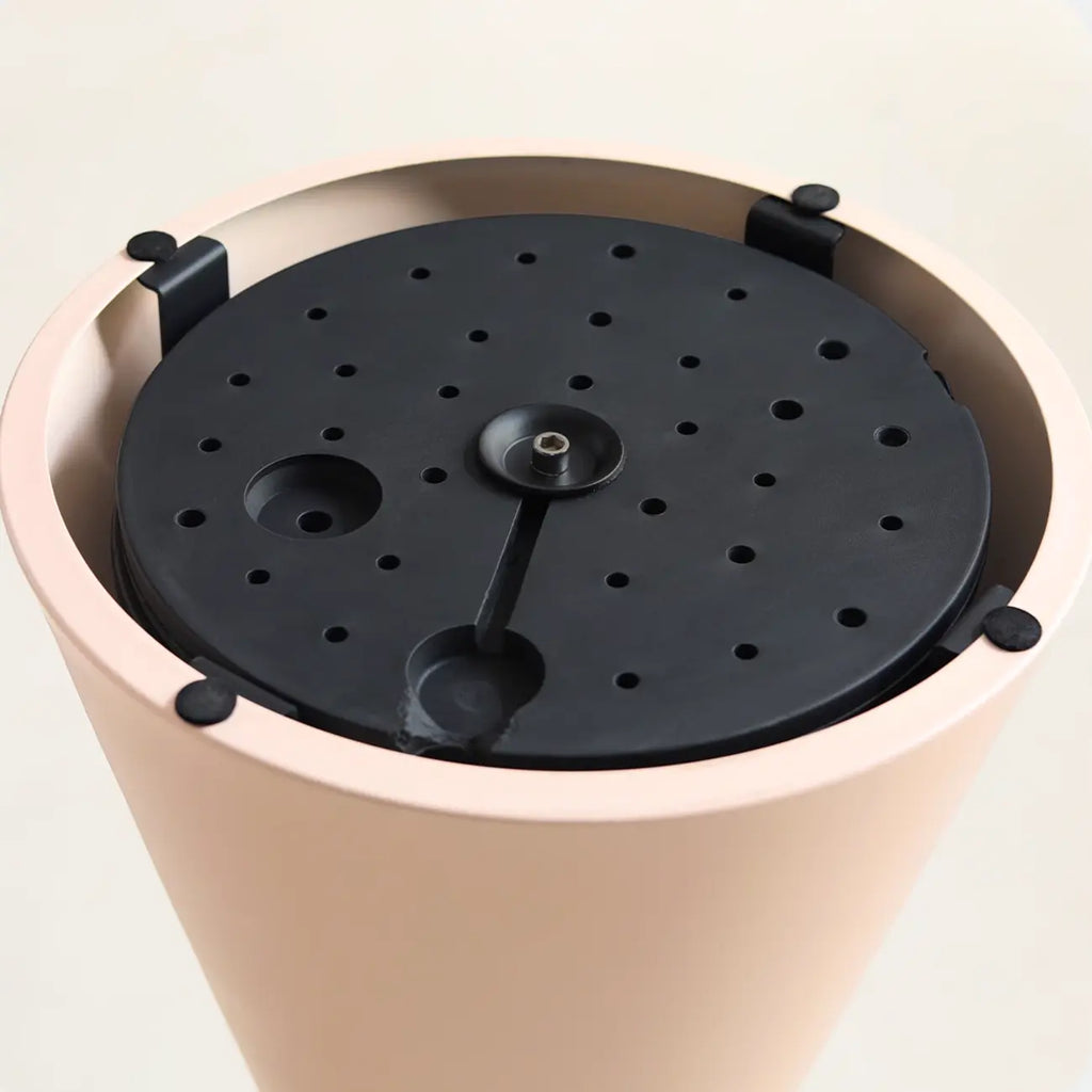 Nordic Small Round Bar Table with Stump Base