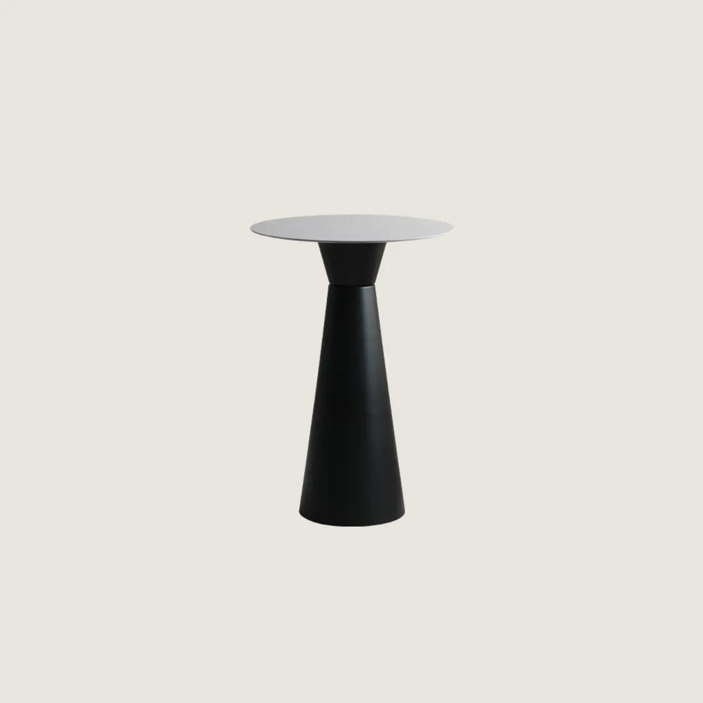 Nordic Small Round Bar Table with Stump Base