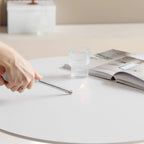 Nordic Small Round Bar Table with Stump Base