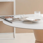 Nordic Small Round Bar Table with Stump Base