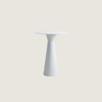 Nordic Small Round Bar Table with Stump Base