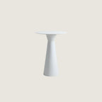 Nordic Small Round Bar Table with Stump Base
