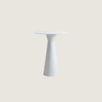 Nordic Small Round Bar Table with Stump Base