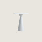 Nordic Small Round Bar Table with Stump Base