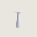 Nordic Small Round Bar Table with Stump Base