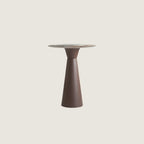 Nordic Small Round Bar Table with Stump Base