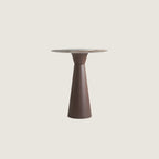 Nordic Small Round Bar Table with Stump Base