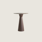 Nordic Small Round Bar Table with Stump Base