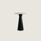 Nordic Small Round Bar Table with Stump Base