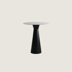 Nordic Small Round Bar Table with Stump Base