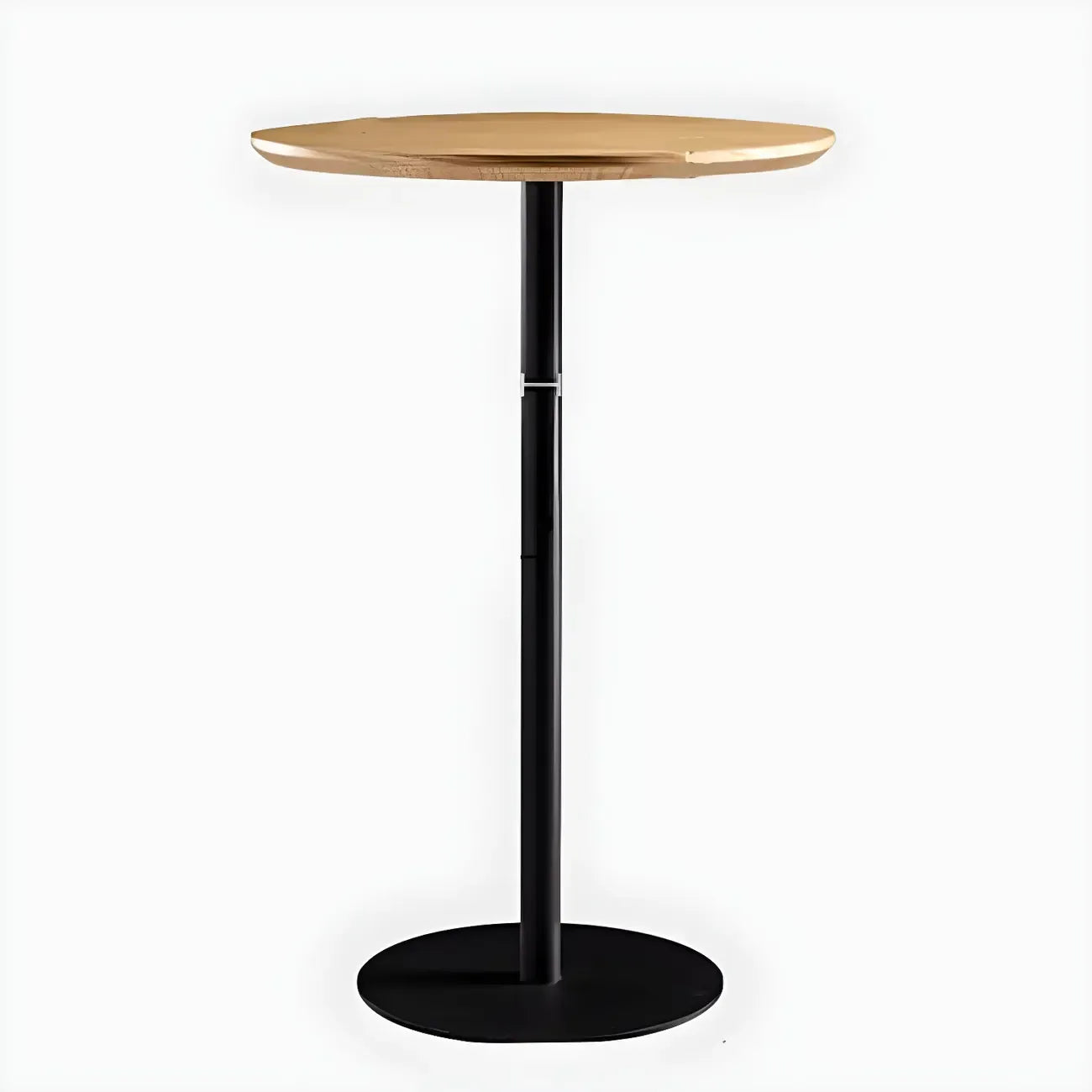 Contemporary Wooden Top Round Bar Table for Dining