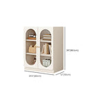 Modern White Wood Storage Bookcase Display Unit