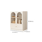 Modern White Wood Storage Bookcase Display Unit
