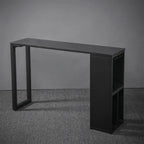 Modern Stone Metal Wine Storage Bar Tables with Cup Holder